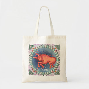 Taurus verjaardag canvas tassen