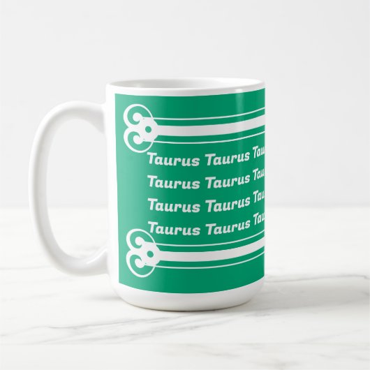 Taurus Vibes Café Mug (Gauche)