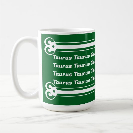 Taurus Vibes Café Mug (Gauche)