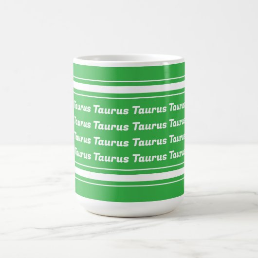 Taurus Vibes Café Mug (Centre)
