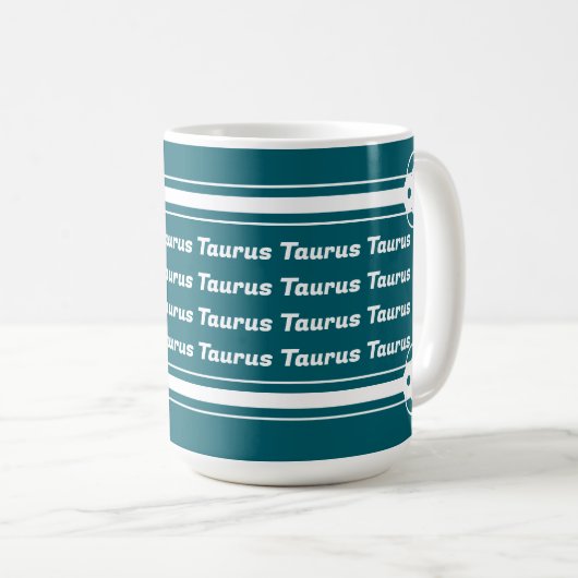 Taurus Vibes Café Mug (Devant droit)