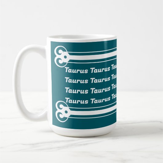 Taurus Vibes Café Mug (Gauche)