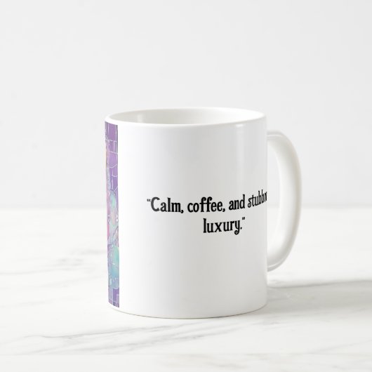 Taurus Vibes Zodiac Mug (Devant droit)