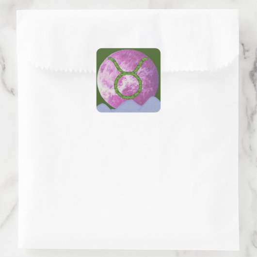 Taurus Vierkante Sticker (Tas)