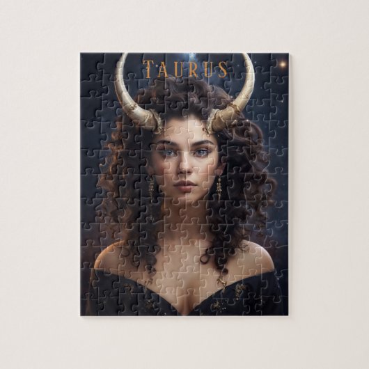 Taurus Vrouw Jigasw Puzzel (Verticaal)