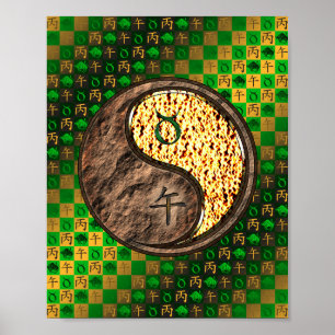 Taurus & Vuurpaard Poster