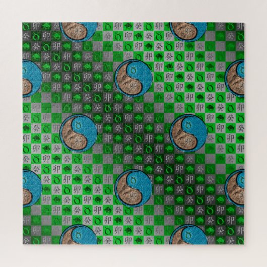 Taurus & Water Rabbit Legpuzzel (Verticaal)