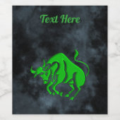 Taurus Wijn Etiket (Enkel label)