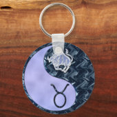 Taurus Yin Yang Sleutelhanger (Voorkant)