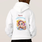 Taurus Young Explorer Zodiaque Enfant Sweat à Capu (Dos)