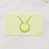 Taurus - Zakelijk Visitekaartje (Achterkant)