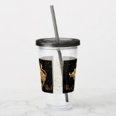 Taurus Zodiac Acryl Tumbler Acryl Drinkbeker (Links)