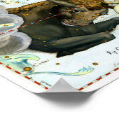 Taurus Zodiac Antique Star Chart Poster (Hoek)