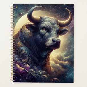 Taurus Zodiac Art - Taureau Majestic