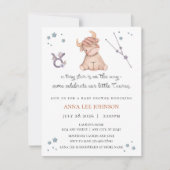 Taurus Zodiac Baby Shower Invitation (Devant)