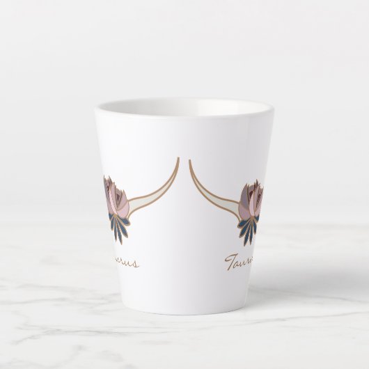 Taurus Zodiac Boho Café Mug (Devant)