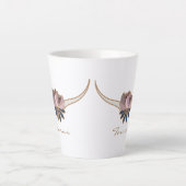 Taurus Zodiac Boho Coffee Mok (Voorkant)