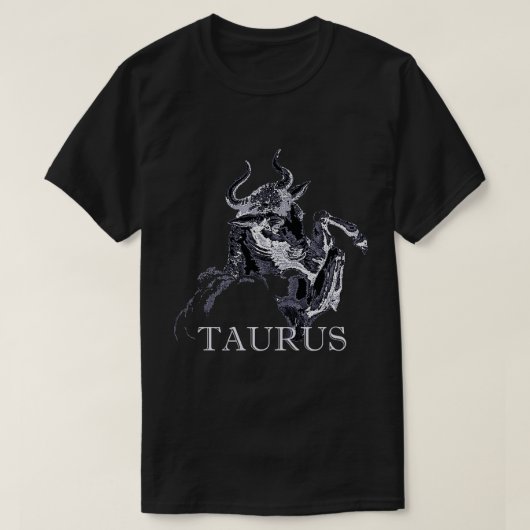 Taurus Zodiac Bull Mannen Basic T-shirt (Design voorkant)