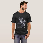 Taurus Zodiac Bull Mannen Basic T-shirt (Voorkant volledig)