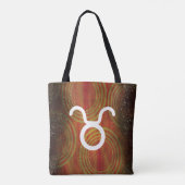 Taurus Zodiac Canvas tas (Achterkant)