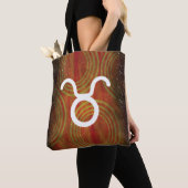 Taurus Zodiac Canvas tas (Dichtbij)