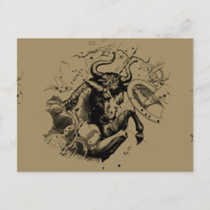 Taurus Zodiac Constellation Carte Hevelius 1690