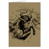 Taurus Zodiac Constellation Map Hevelius 1690 (Devant)