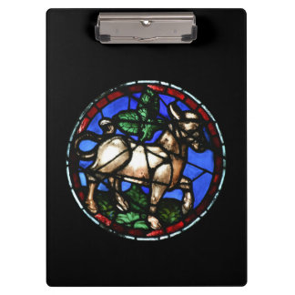 Taurus Zodiac Glas in lood Notre-Dame de Paris Cb Klembord