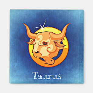 taurus zodiac magnet magneet