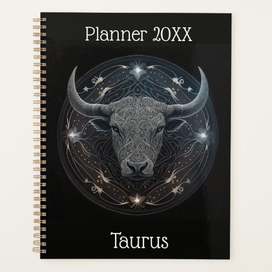 Taurus Zodiac Planner (Devant)