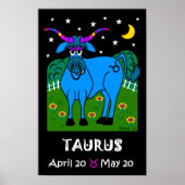 TAURUS - ZODIAC-POSTER POSTER (Voorkant)
