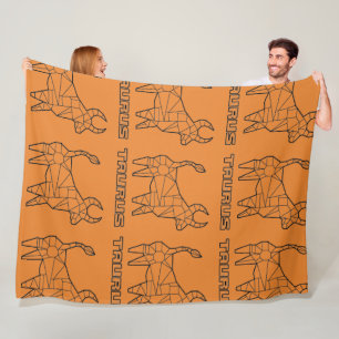 Taurus Zodiac Sign Blanket (transparant) Fleece Deken