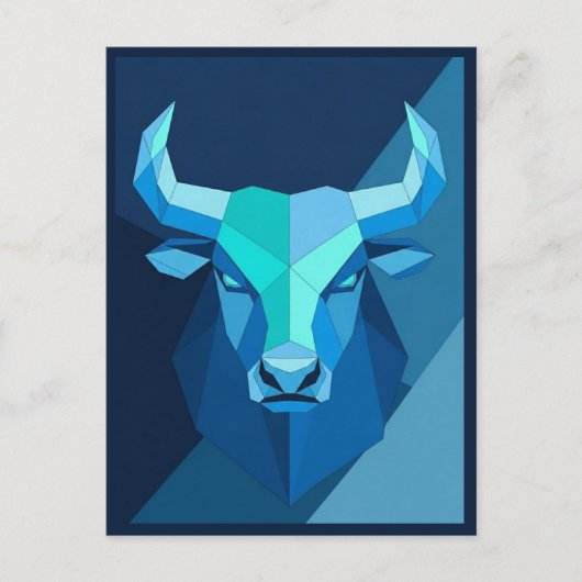 Taurus Zodiac Sign Briefkaart (Voorkant)