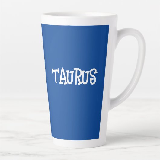 TAURUS ZODIAC SIGN COFFEE Latte Mug Latte Mok (Rechts)