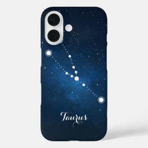 Taurus Zodiac Sign Constellation iPhone 16 Hoesje