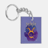 Taurus Zodiac Sign Constellation Sleutelhanger (Voorkant Links)
