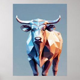 Taurus Zodiac Sign Poster