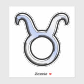 Taurus Zodiac Sign Sticker (Vel)