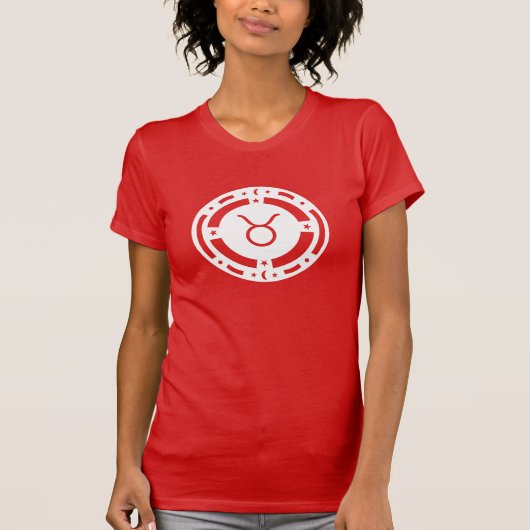 Taurus Zodiac Sign T-shirt (Voorkant)