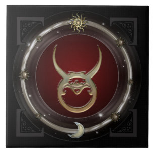 Taurus Zodiac Sign Tegeltje