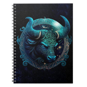 Taurus Zodiac Spiral Notitieboek