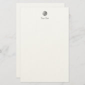 Taurus Zodiac Star Sign Silver Premium Briefpapier (Voorkant / Achterkant)