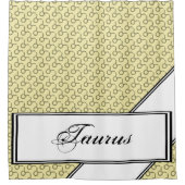 Taurus Zodiac Symbol Element van Kenneth Yoncich Douchegordijn (Voorkant)