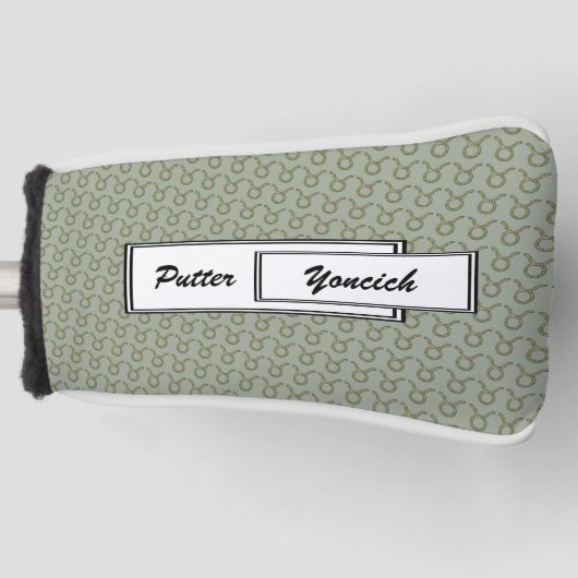 Taurus Zodiac Symbol Element van Kenneth Yoncich Golfheadcover (Voorkant)