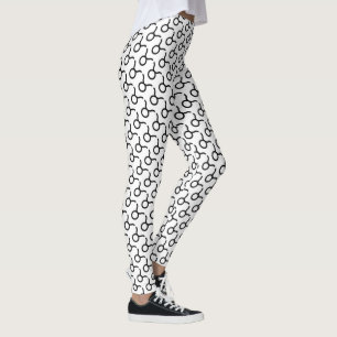 Taurus Zodiac Symbol Standard van Kenneth Yoncich Leggings
