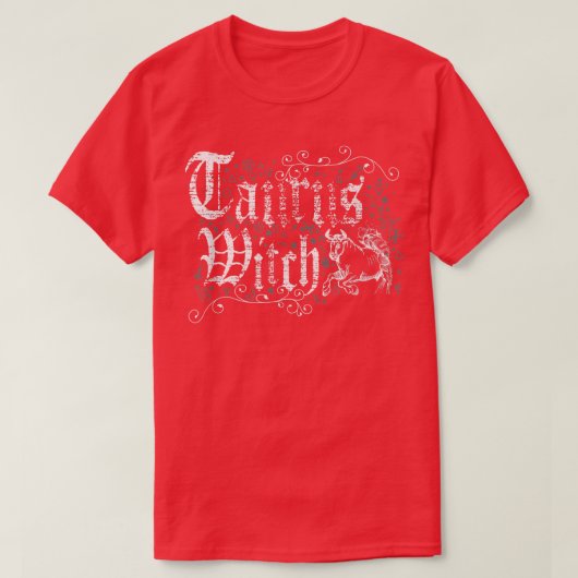 Taurus Zodiac Witchcraft in nood Horosc T-shirt (Design voorkant)
