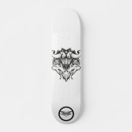 Taurus Zwarte en witte lijntekendieren Skateboard
