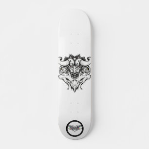 Taurus Zwarte en witte lijntekendieren Skateboard