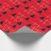 Taux cardiaque et emballage cadeau d'arbre de Noël (Coin)