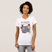Taux de divorce T-shirt blanc féminin (Devant entier)